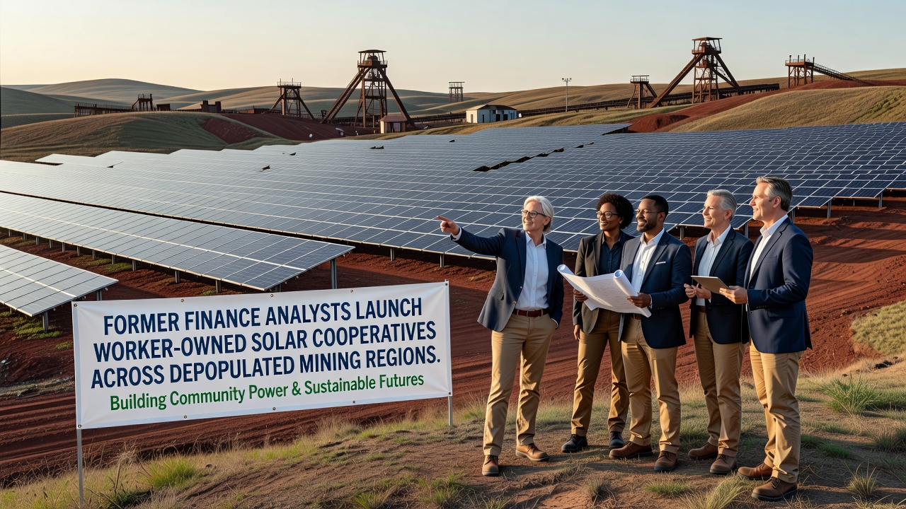 Former Finance Analysts Launch Worker-Owned Solar Cooperatives Across Depopulated Mining Regions